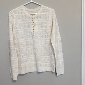 Sezane Lyna Henley Knit